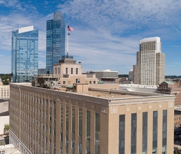 The White Plains skyline