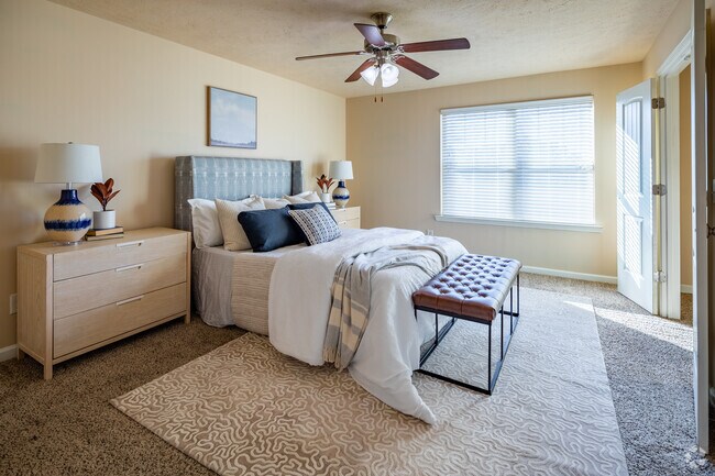 2BR, 2.5BA - 1,204SF - Bedroom - Rivendell Woods Townhomes