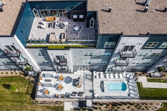 Sky Deck, Amenity Patio and Outdoor Pool | West St Paul New Apartments | The Westlyn - The Westlyn Apartments
