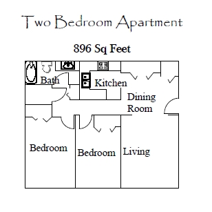 2BR/1BA - Southside I & II Apartments