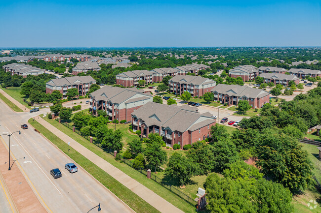 Aerial context, parking site of The Greens at Coffee Creek - The Greens at Coffee Creek