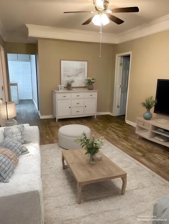 Living room (virtually staged) - 4065 Charlottes Overlook