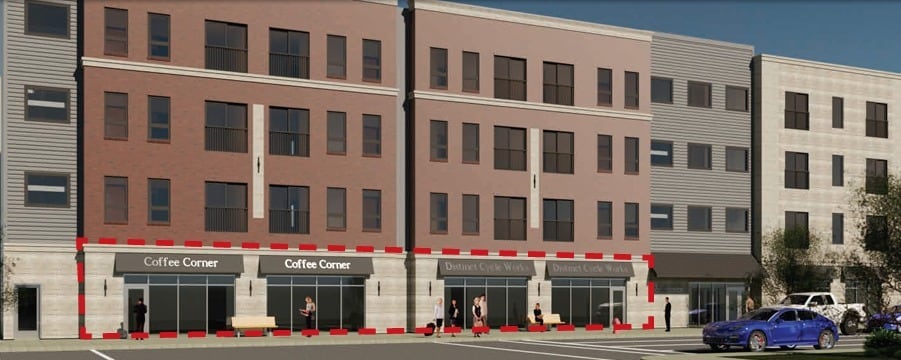 Facade Rendering - Le Quartier