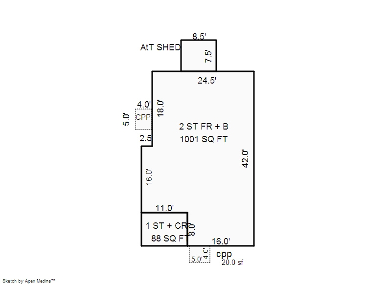 Floorplan - 715 Locust St