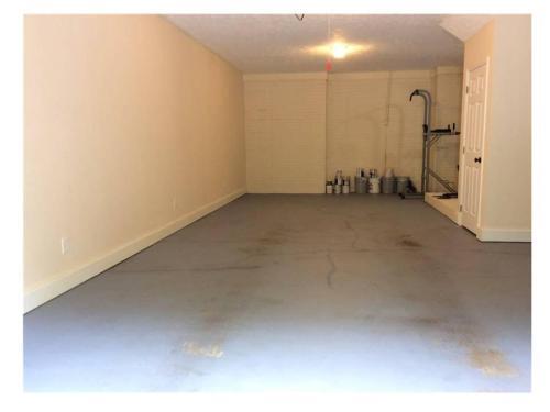 Garage interior with storage - 1273 N Dean Rd