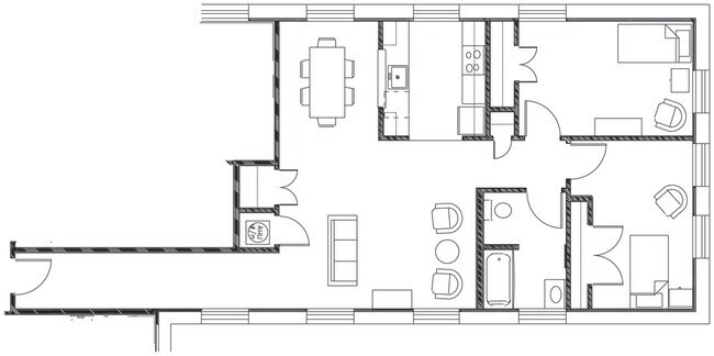 Plano de planta - Clare Court