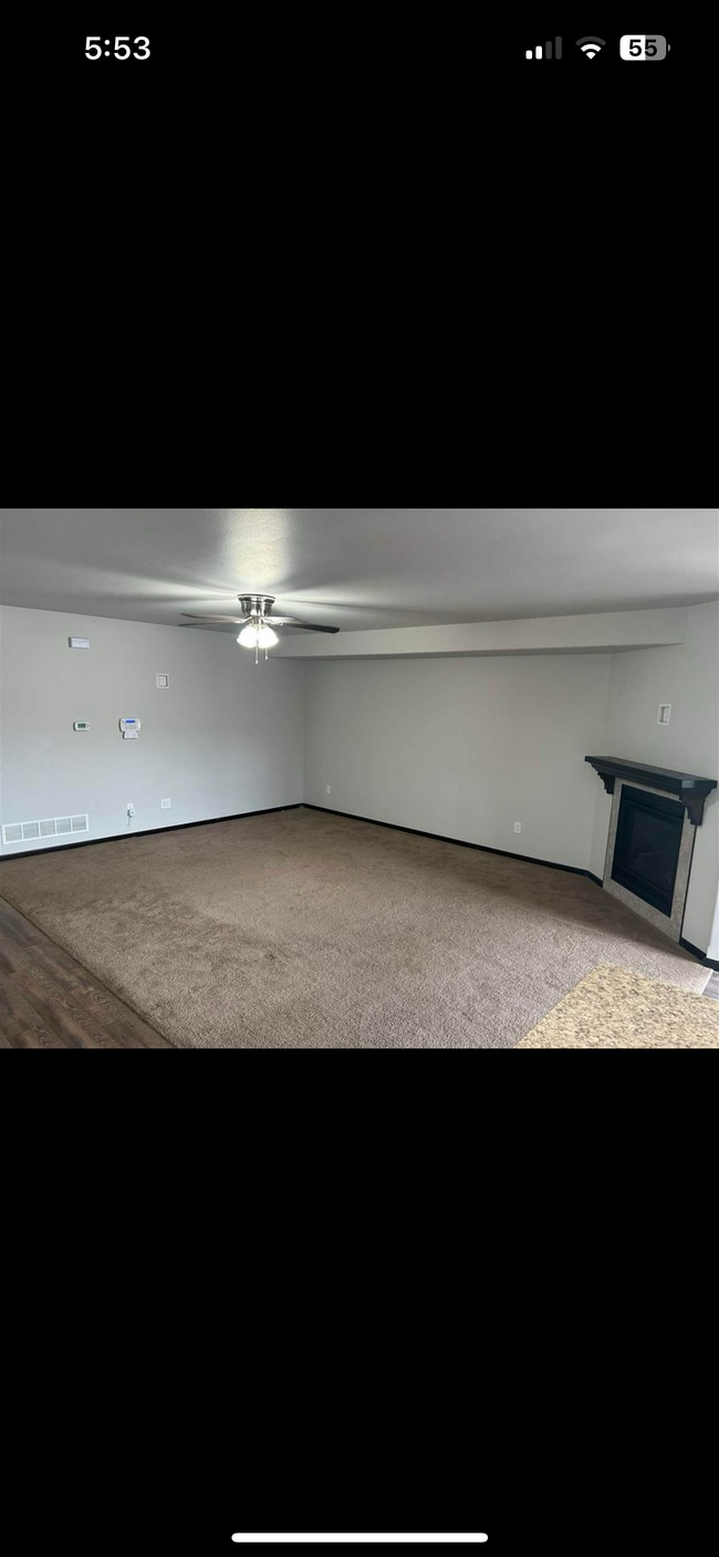 Living Room & Gas Fireplace - 47 Renee Ln