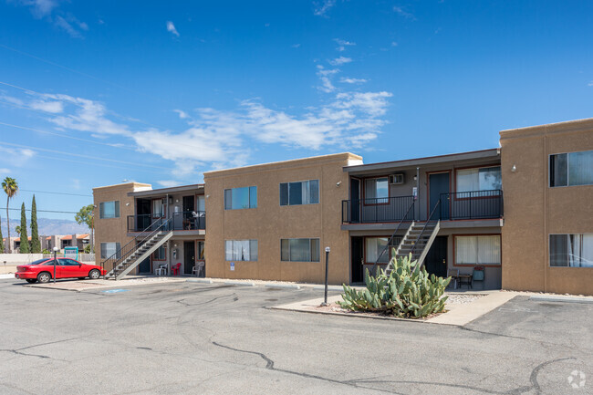 View from Parking Lot - Casa Larga Apartments