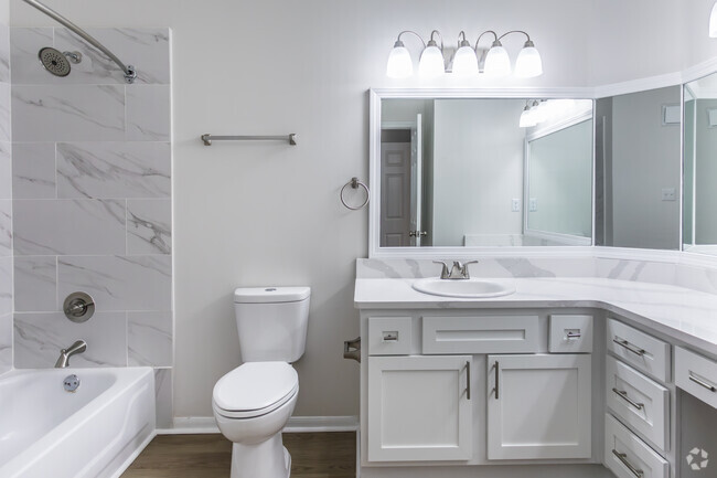 2BR, 2BR - 1,297SF - Primary Bathroom - Park Place at Shelby Farms