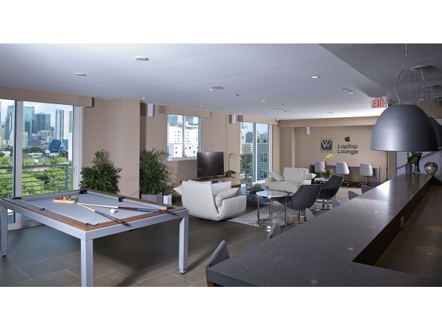 Clubhouse to Entertain Guests - Brickell West City Rentals