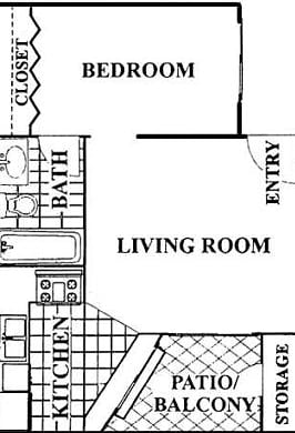 1BR/1BA - Englebrook Apartments