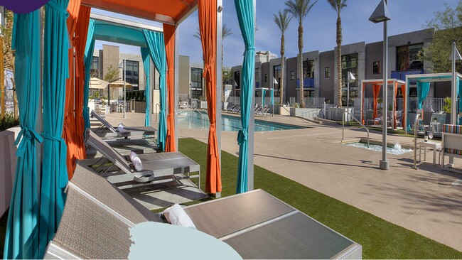 Pool Cabanas - 353 E Bonneville Ave