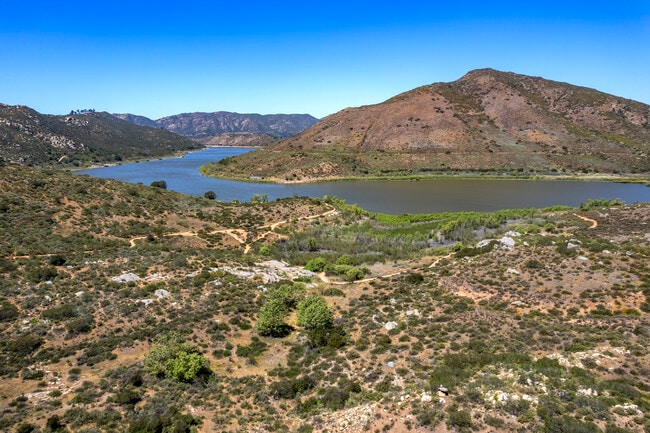 The San Dieguito River Park with Lake Hodges in Rancho Bernardo.
