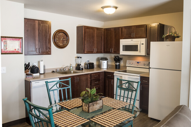 Model kitchen - Adriana Senior Apartments Affordable Living