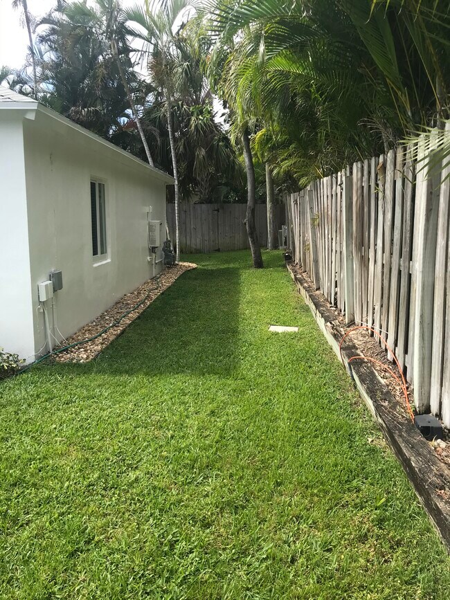 Rear Yard - 1225 George Bush Blvd