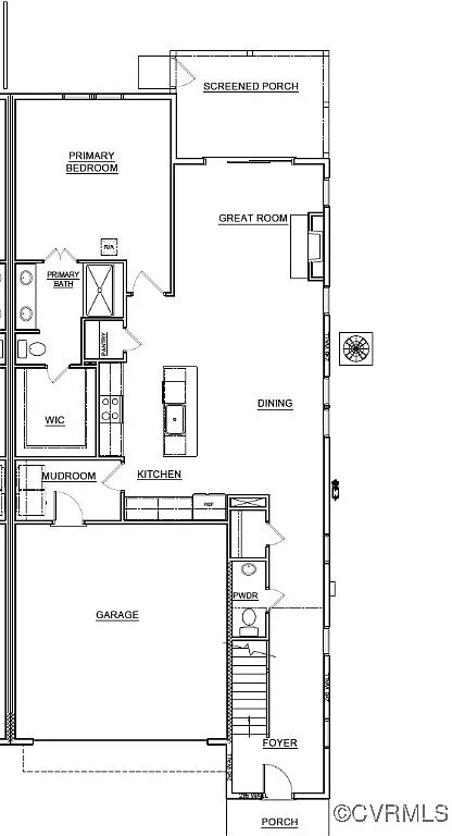 First Floor Plan - 236 Amburn Ln