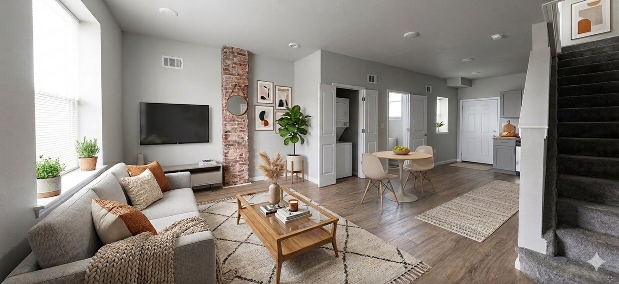 Modern Philadelphia Gem with Exposed Brick & Washer/Dryer - Modern Philadelphia Gem with Exposed Brick & Washer/Dryer