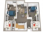 2 Bedroom 2 Bathroom