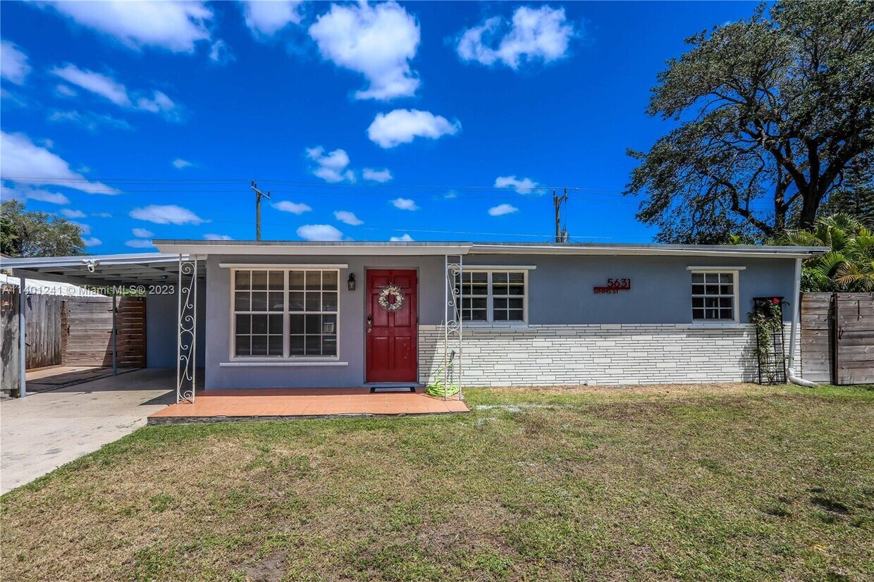 5631 Simms St, Hollywood, FL 33021 House for Rent in Hollywood, FL