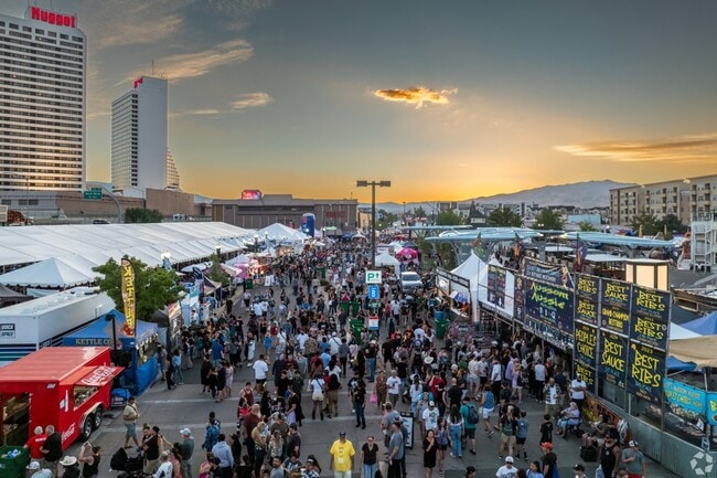 Events in Sparks, like the Nugget Rib Cook Off, last all day.