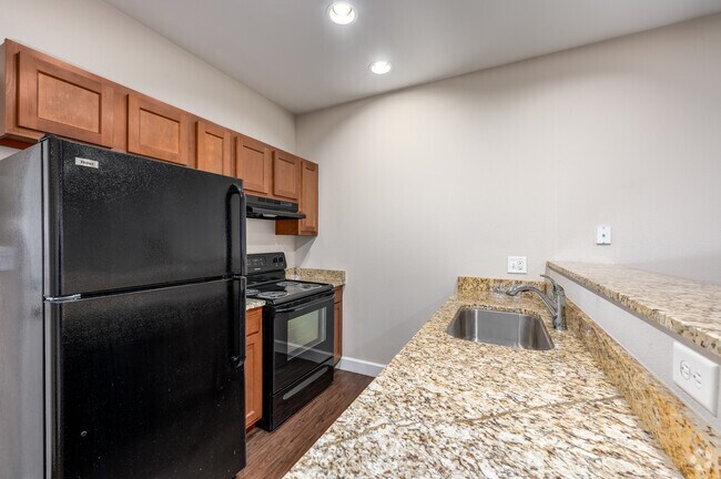 1 habitación, 1 baño - 650 pies cuadrados - Cocina - 609 S Henderson