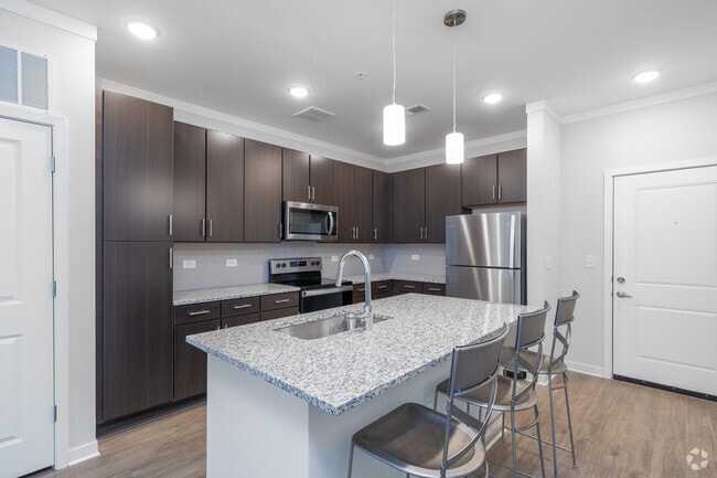 2BR, 2BA - 1,071SF Kitchen - The Reserve at Cool Springs