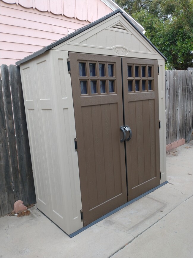 Shed for storage 3x7 ft in back of house - 4190 Estrella Ave