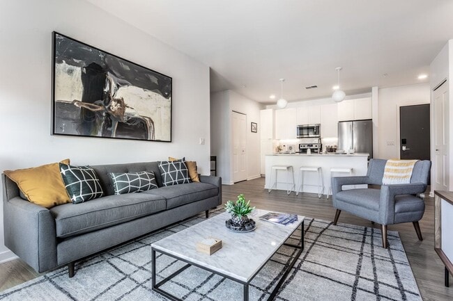 2BR, 2BA - 1,044SF - Living Room - Vim Vigor Lofts