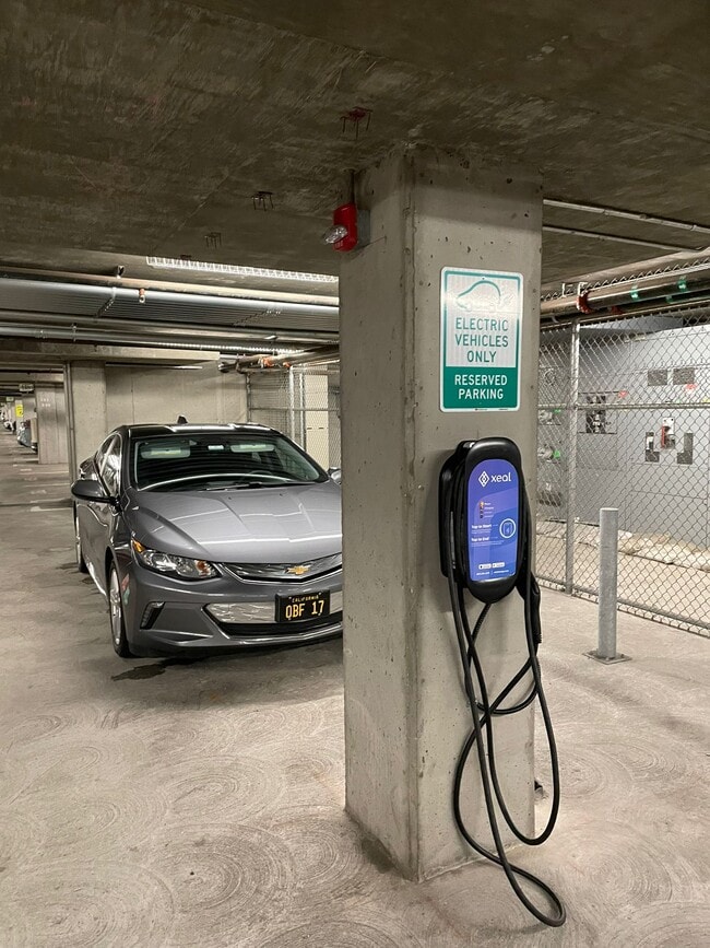 EV charging stations inside garage - 8300 Oceanview Ter