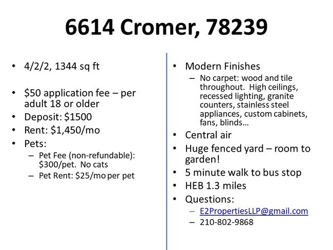 Foto del edificio - 6614 Cromer