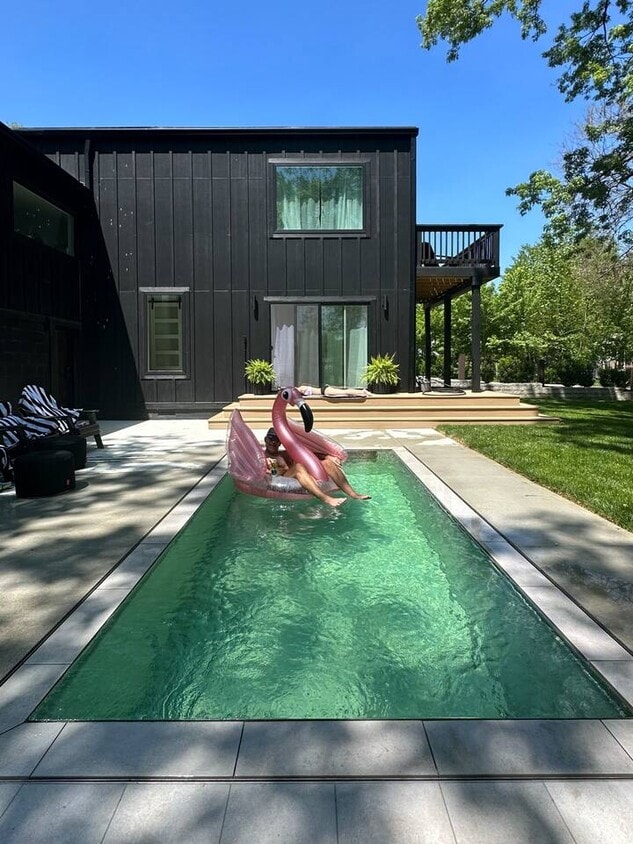 Year round heated plunge pool (w/swim jets), for your year round fitness needs. - 525 S 5th St