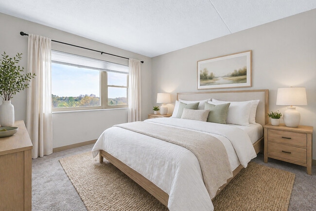 Large Bedrooms with Scenic Views at Musicians Towers - Musicians Towers