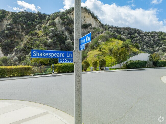 Many of Stevenson Ranch's idyllic homes are found on streets named after authors.