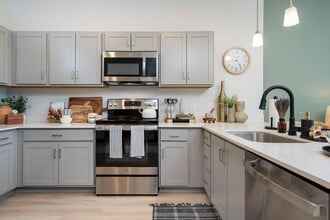 1BR, 1BA - 741SF - Kitchen - The Flats of River Ridge