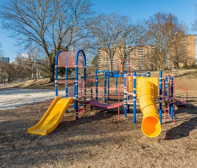 Central Park features a playground.