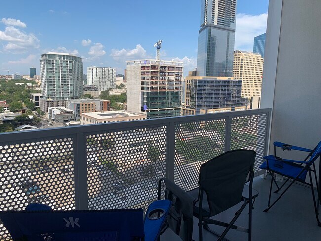 View from the Balcony - 301 West Ave