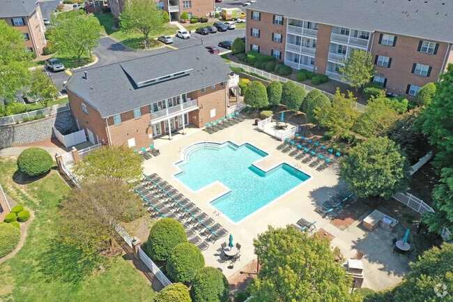 Aerial - Abbotts Creek Apartments