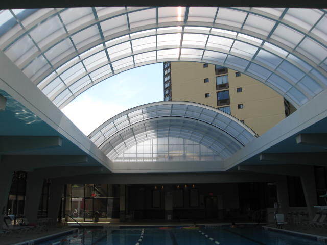 INDOOR-OUTDOOR POOL - 2 Bay Club Dr