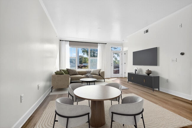 Refined Living Room | Thoughtful Spacious Comfort - Luxe at Union Hill