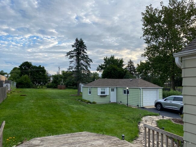 Backyard from back porch - 805 Pershing Ave