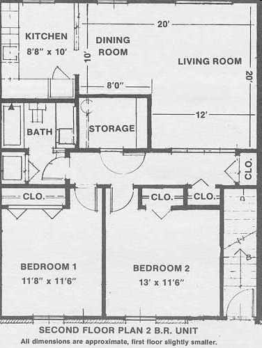 2BR/1BA - Turnquist Apartments