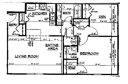 1BR/1.5BA - Twin Gables