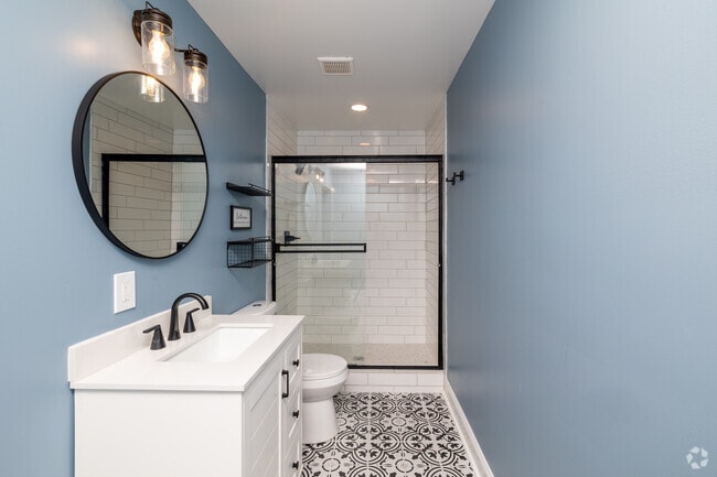 1BR, 2BA - 1,450SF - Primary Bathroom - 936 N Calvert St