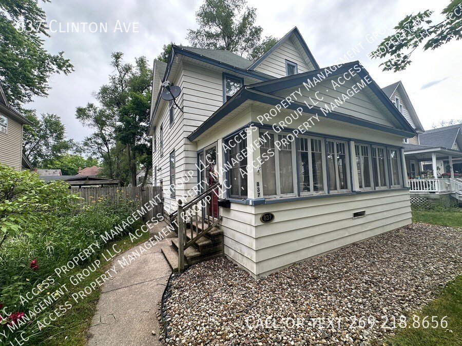 837 Clinton Ave, Kalamazoo, MI 49001 House Rental in Kalamazoo, MI
