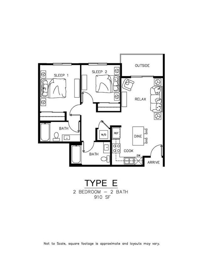 Building Photo - Unit Type: E | 2 Bed | 2 Bath