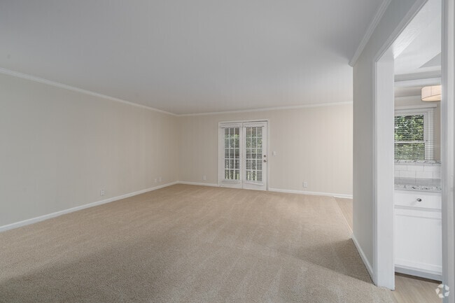 2BR, 2BA - 1,216SF - Living Room - Western Hills Apartments