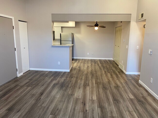 Living room and dining room view - 341 Wright St