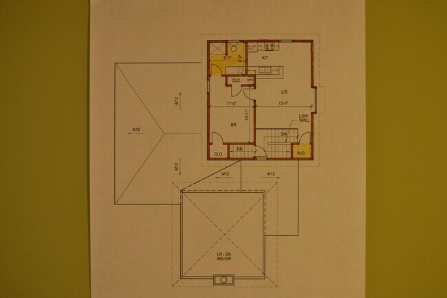 Plano de planta - 260B North Church Street