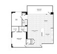 1 Bedroom + Den, 1.5 Bath 1100 SF A15R