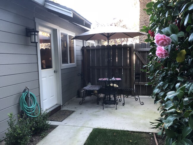 private gated backyard - 429 University Ave